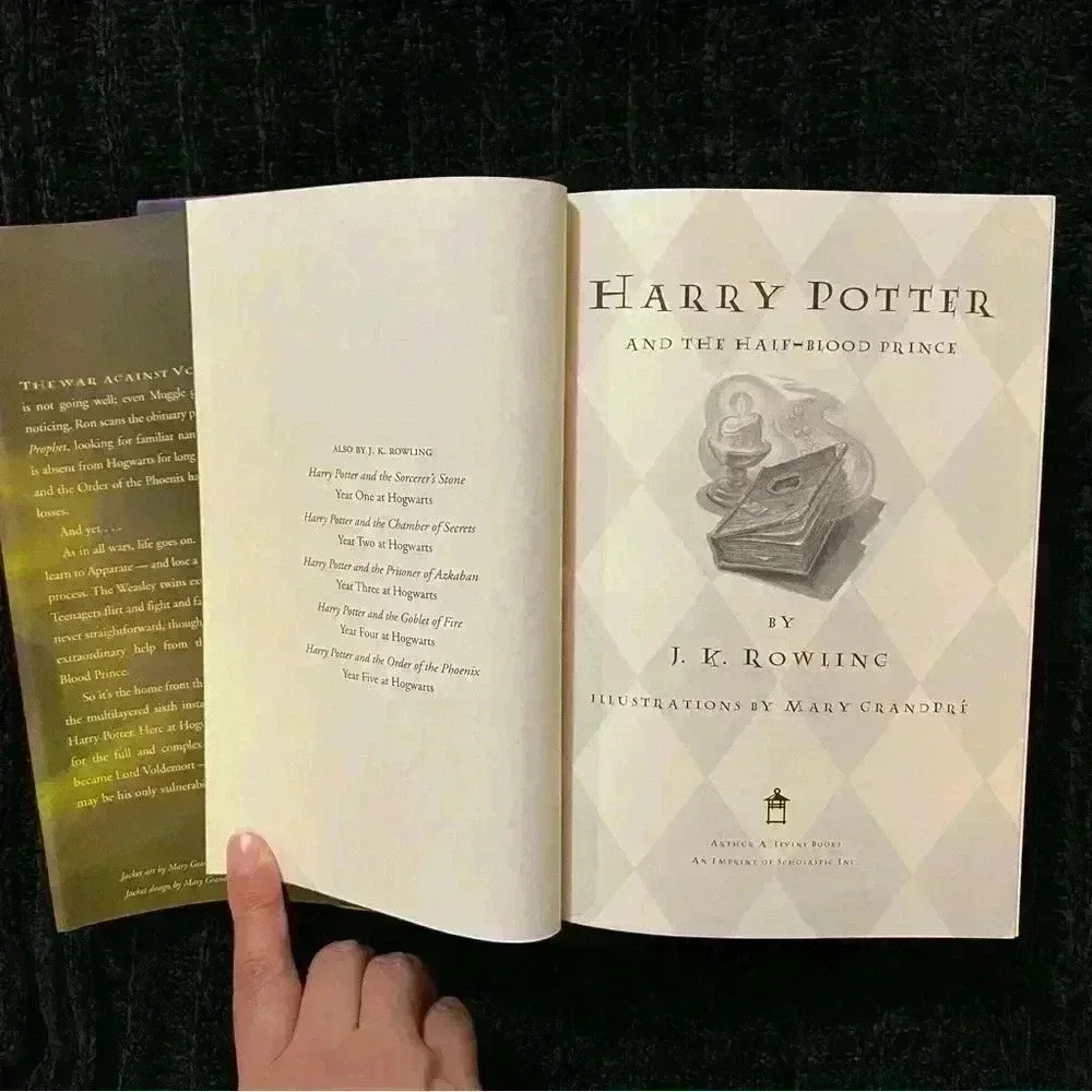 Harry Potter and the Half-Blood Prince 2005 Book 6 First American Edition 2005 - Picture 5 of 9